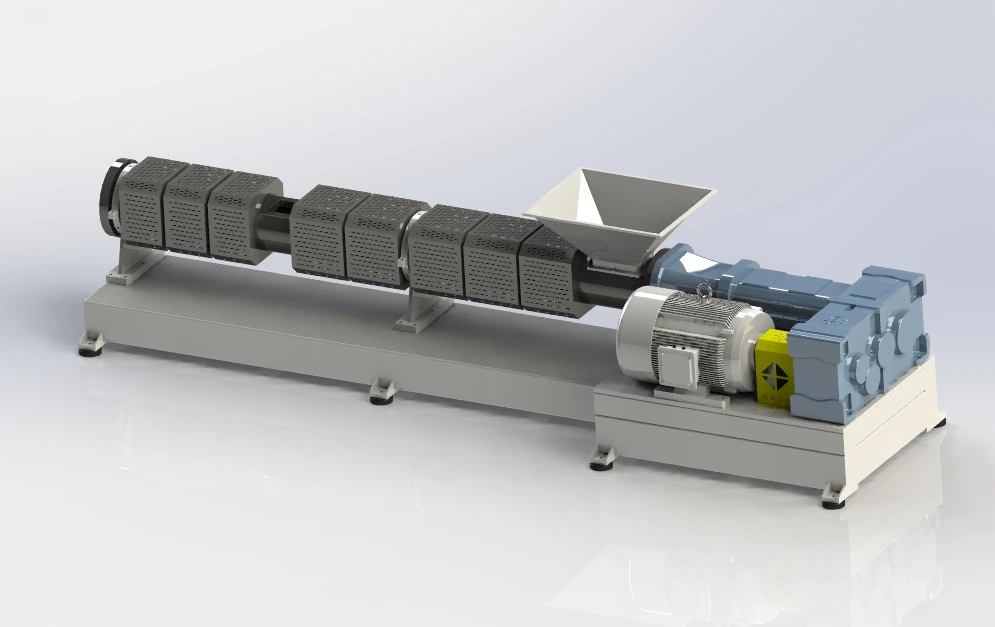 Pesanan Extruder Daur Ulang Plastik Sekrup Ganda untuk Pelanggan Afrika