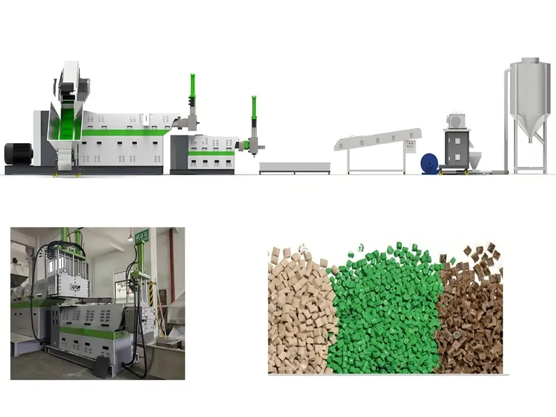 Pesanan Afrika untuk mesin pelet plastik