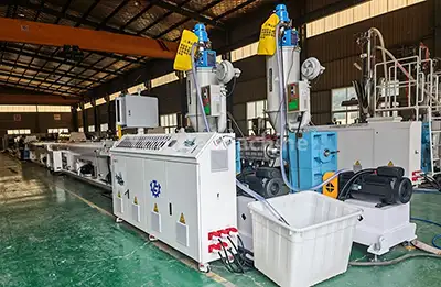 Material auto feeder and drying hopper of HDPE Pipe Extrusion Line For Water Supply