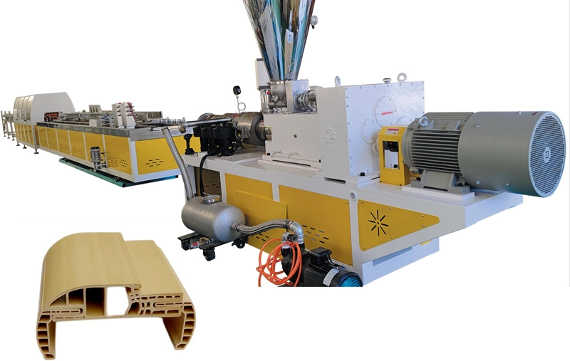 WPC door profile machine